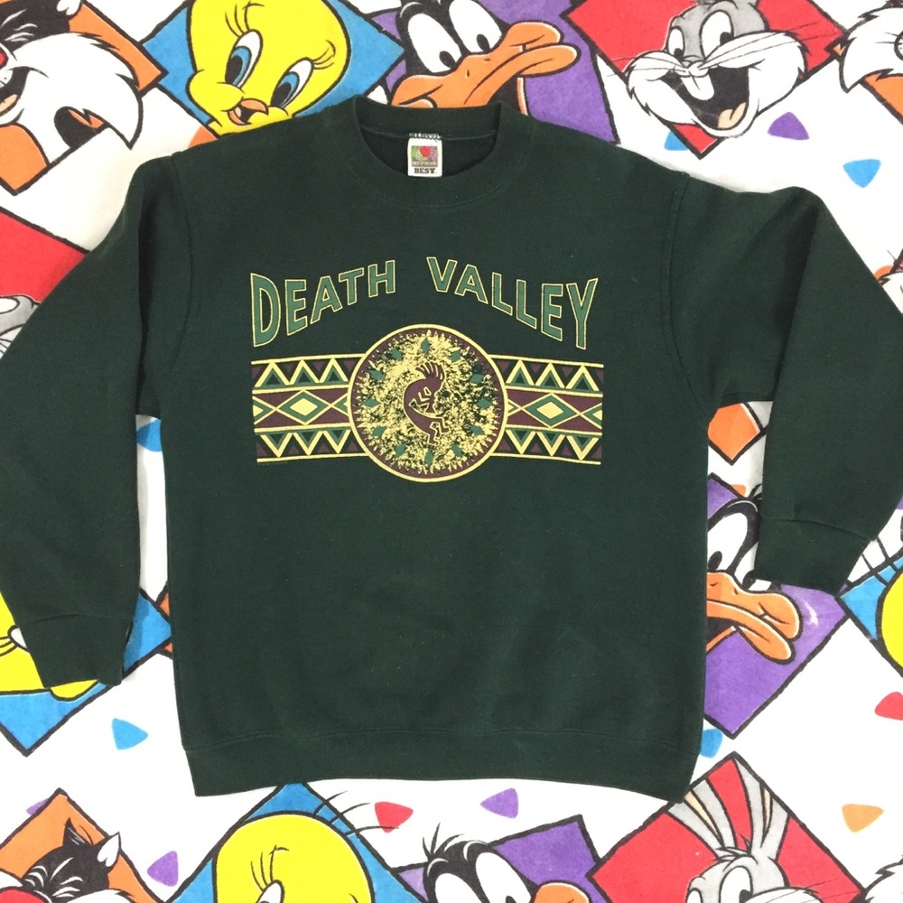Vintage 90s Death Valley California Size Medium  crew neck Made In Usa